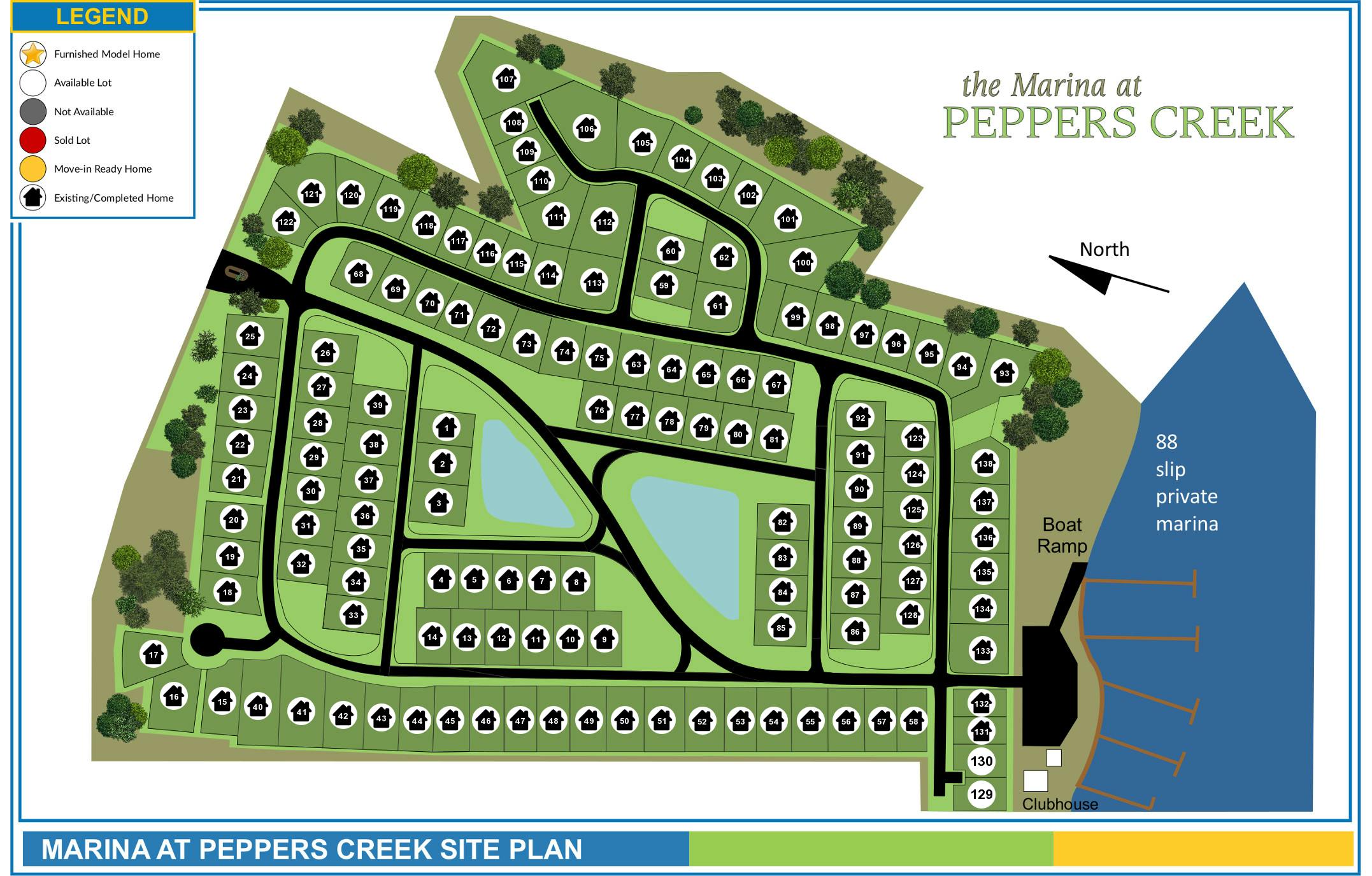 Marina at Pepper's Creek Siteplan