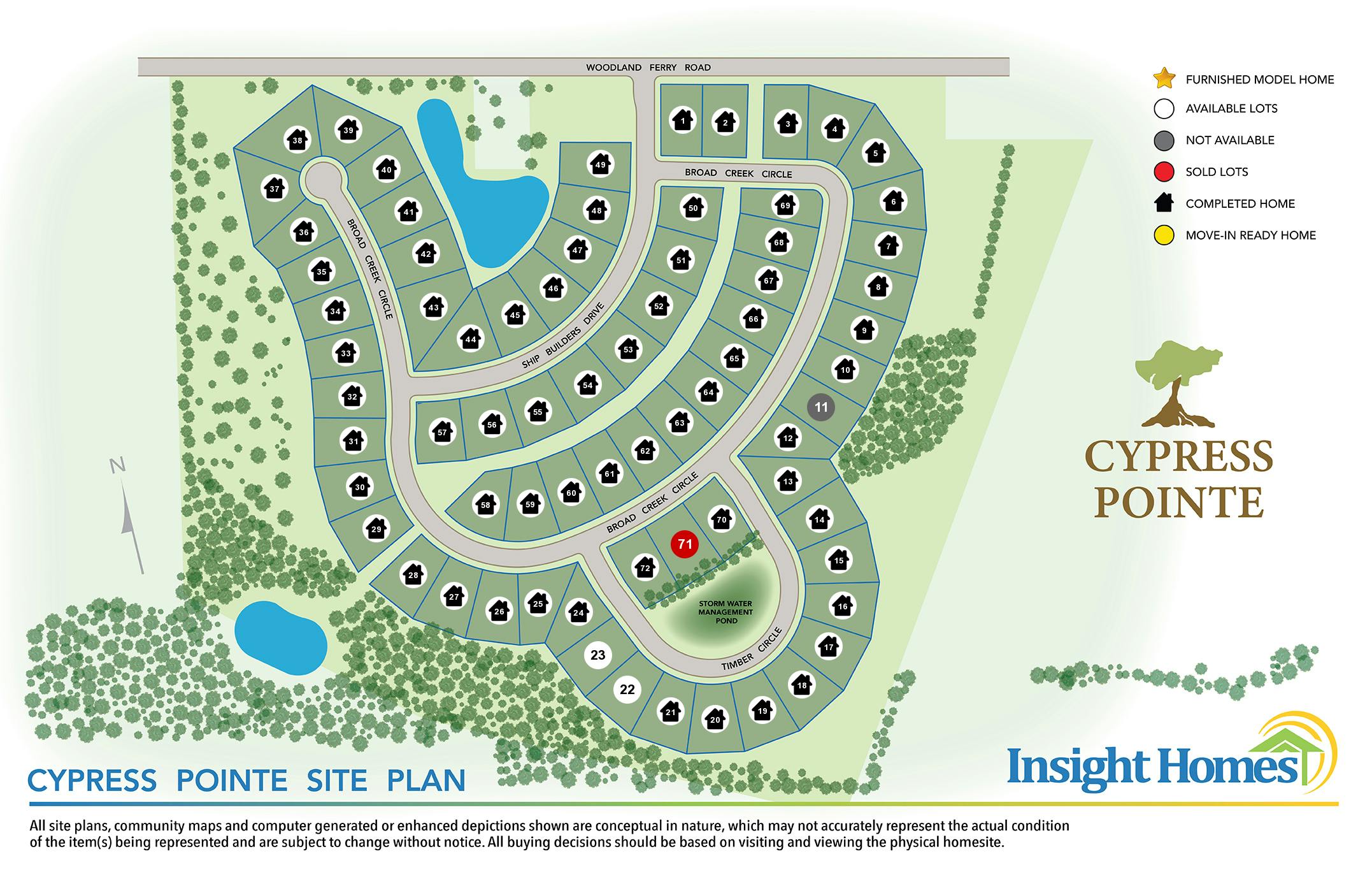 Cypress Pointe Siteplan