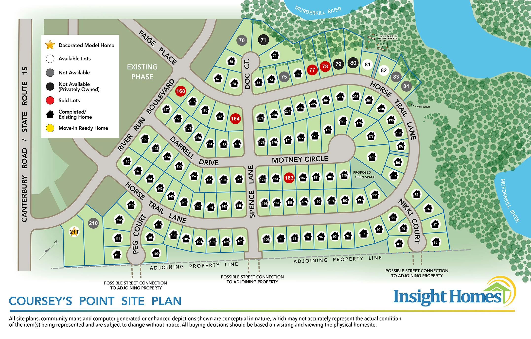 Coursey's Point Siteplan