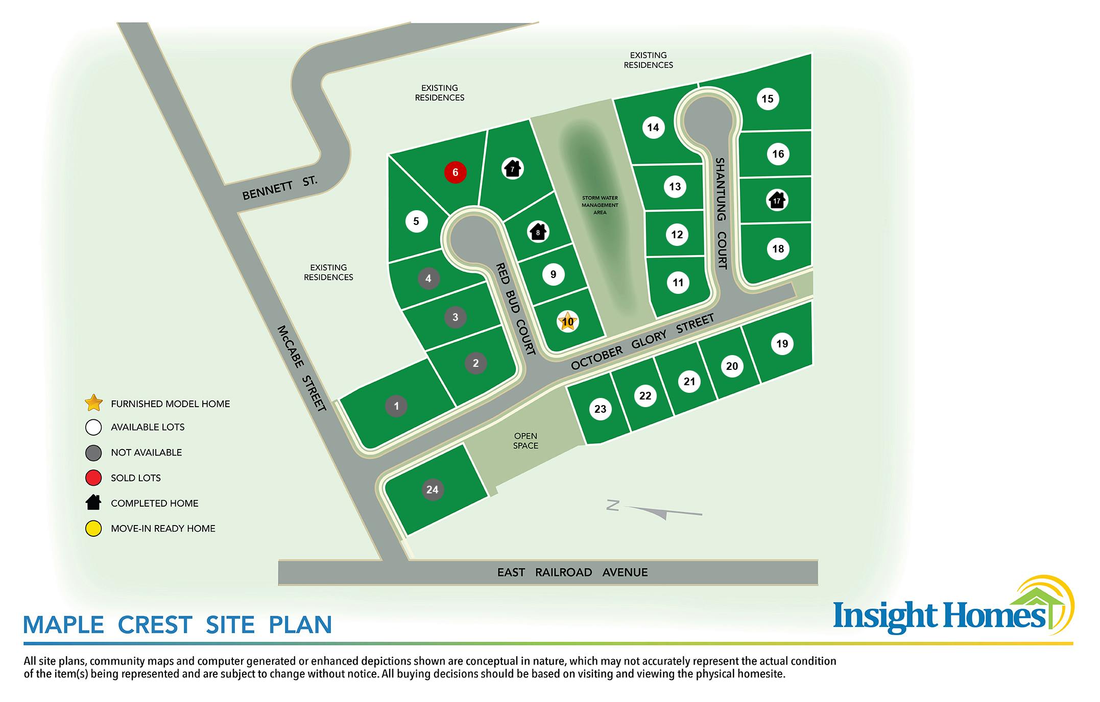 Maple Crest Siteplan
