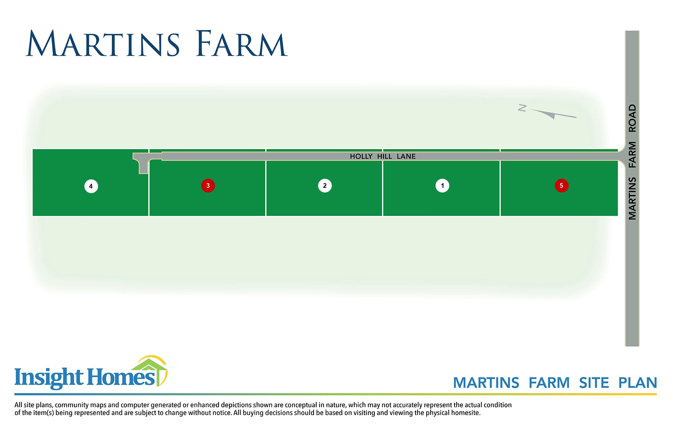 Martins Farm Siteplan